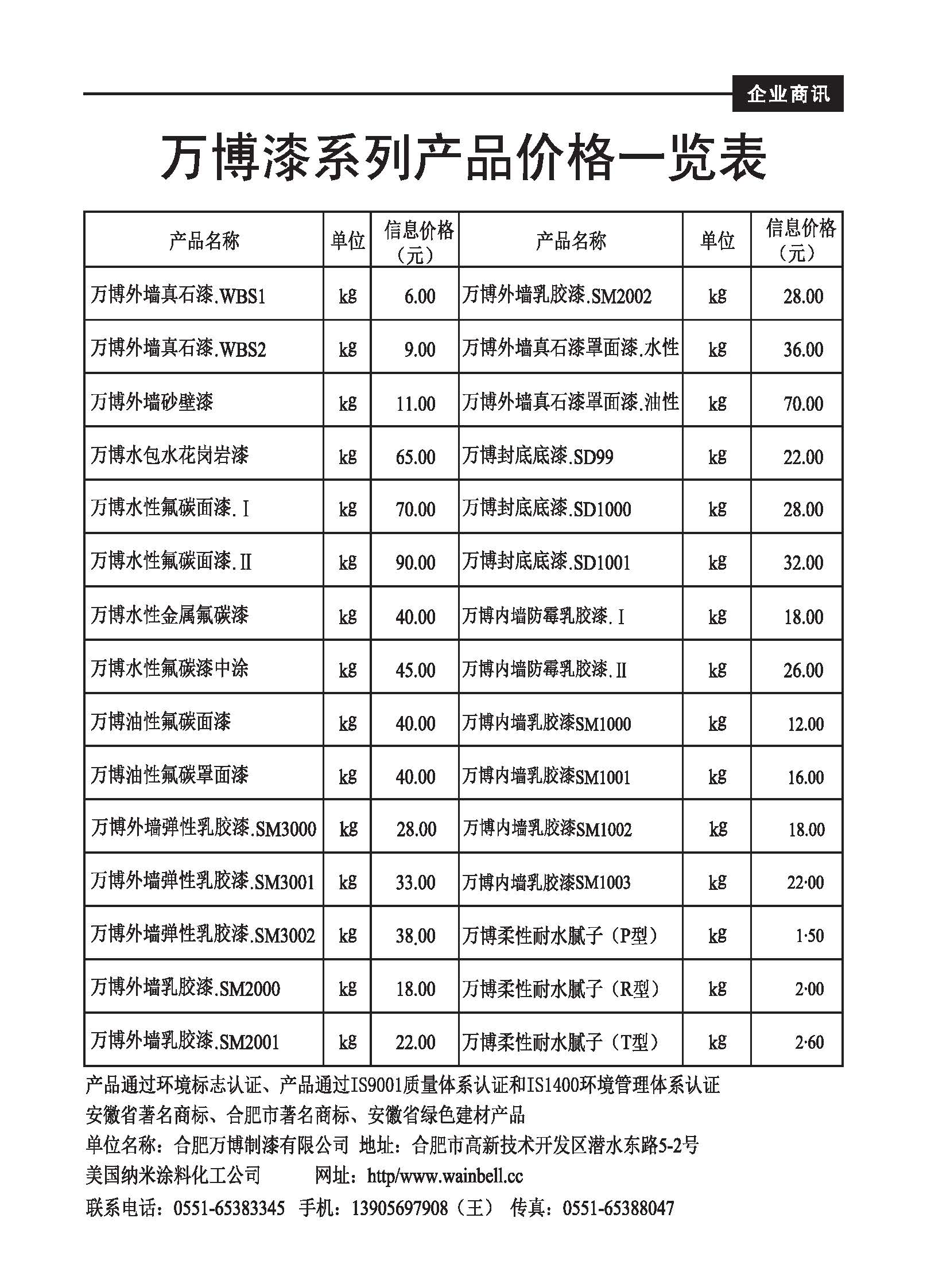 安徽万博材料科技有限公司